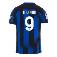 Camisa de Futebol Inter Milan Marcus Thuram #9 Equipamento Principal 2023-24 Manga Curta